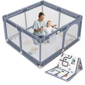 Baby Playpen with Mat